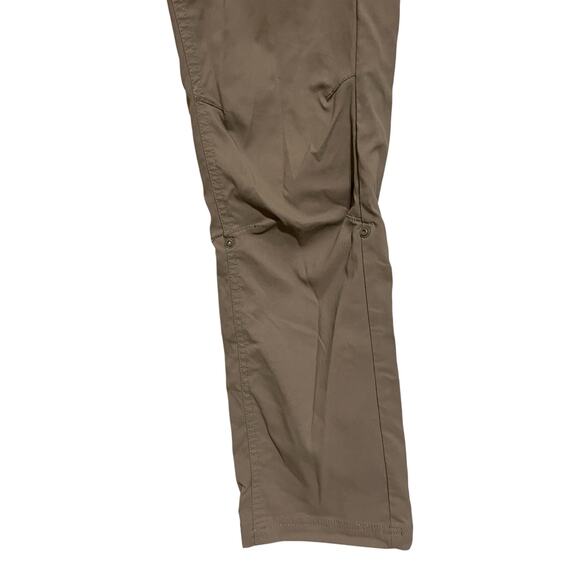 Prana Halle Straight Leg UPF50+ Hiking Outdoor Pants Slate Green Size 12 - Picture 4 of 7